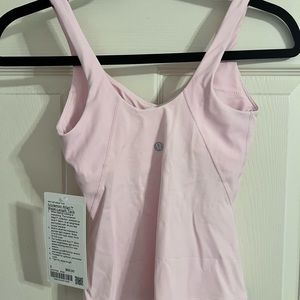Lululemon Align waist length tank top, size 2, peony pink color